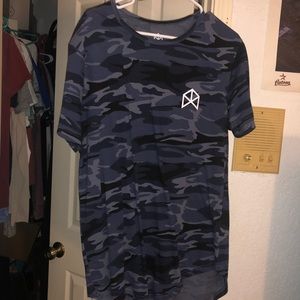 BMFIT blue camo shirt